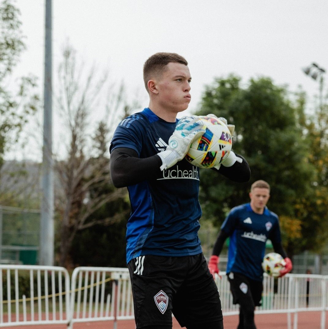 Adam Beaudry training with the Colorado Rapids (Photo via Colorado Rapids on Instagram)