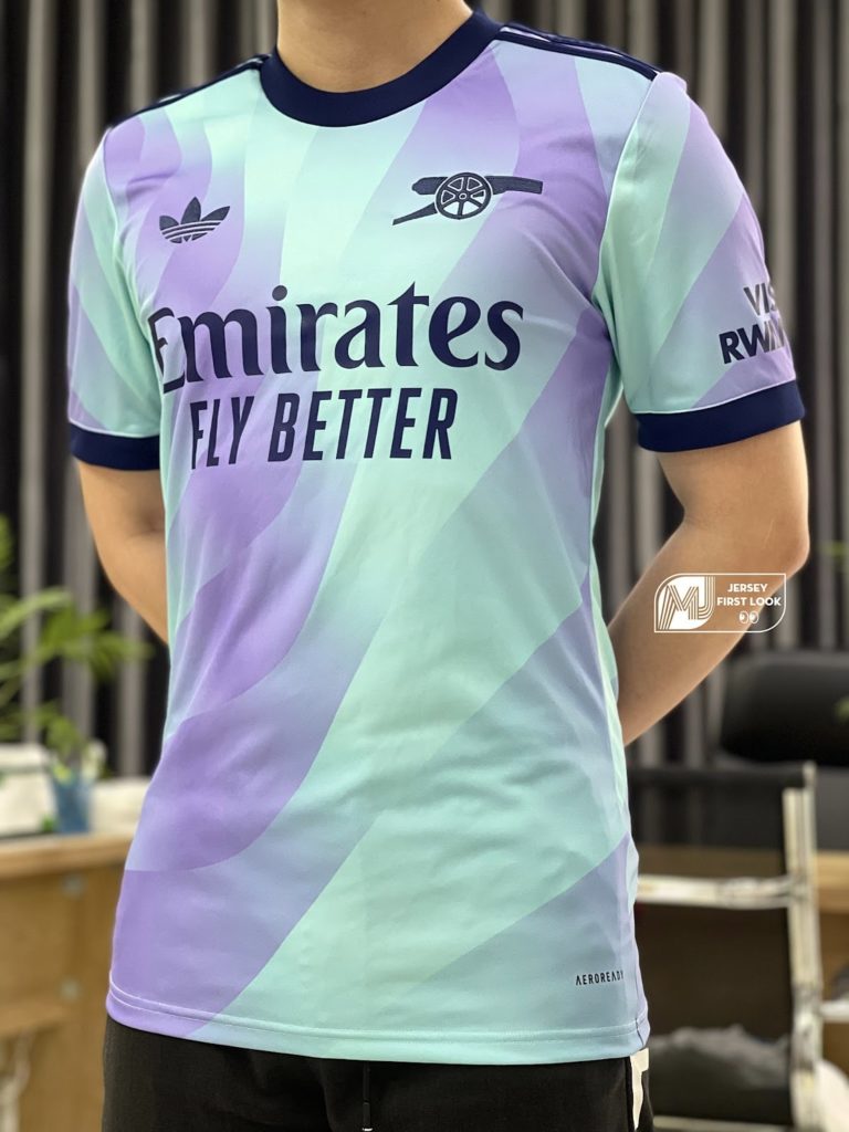Leaked: Photos of Arsenal's new 2024-25 third kit 2 Arsenal 2024/25 Third Kit leak (Photo via @ityty23 on Twitter)