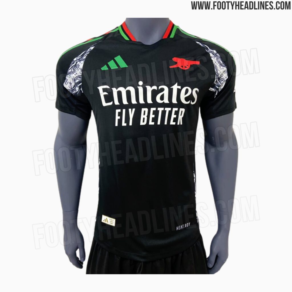Leaked pictures of the 2024/25 away kit (Photo via FootyHeadlines.com)