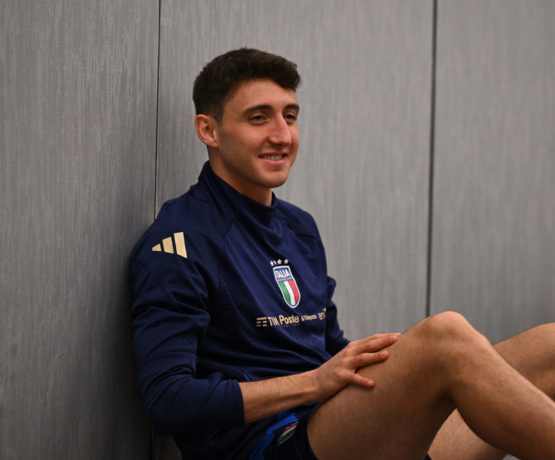 FORT LAUDERDALE, FLORIDA - MARCH 22: Andrea Cambiaso of Italy looks on during a Italy training session on March 22, 2024 in Fort Lauderdale, Florid...