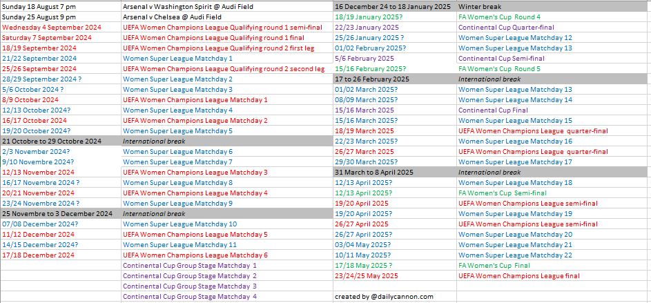 calendar