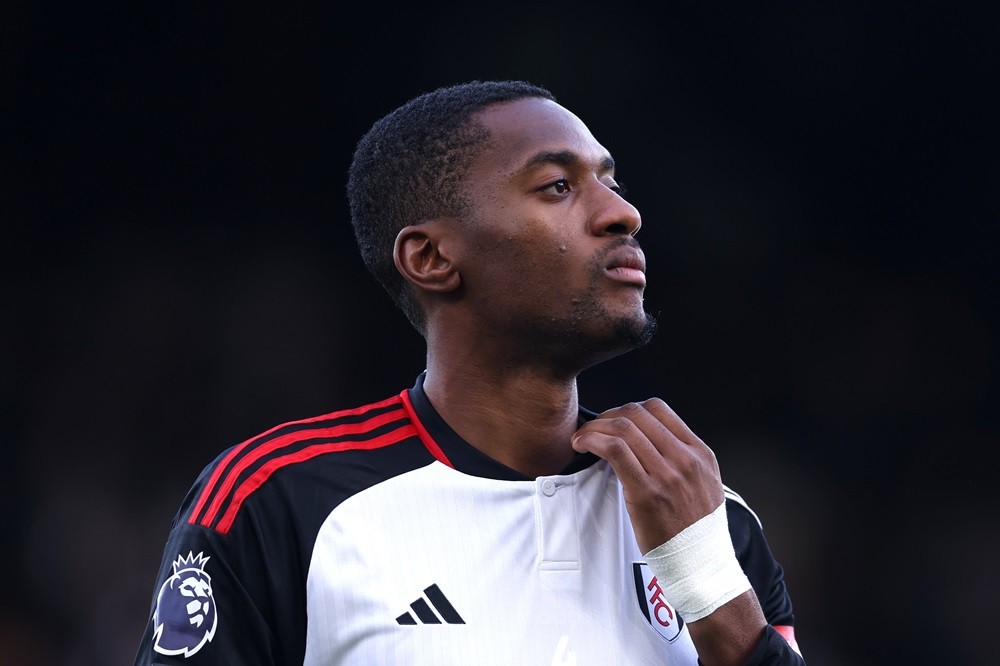 LONDON, ENGLAND: Tosin Adarabioyo of Fulham during the Premier League match between Fulham FC and Arsenal FC at Craven Cottage on December 31, 2023...