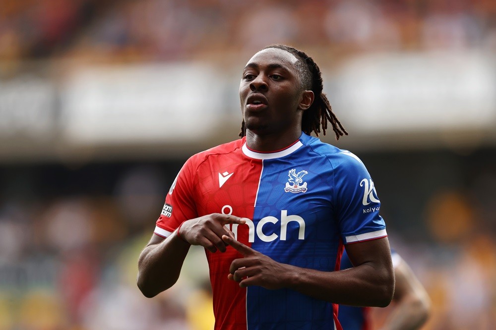 Arsenal hold talks with Spurs target 4 WOLVERHAMPTON, ENGLAND: Eberechi Eze of Crystal Palace celebrates scoring his team's third goal during the Premier League match between Wolverhampton Wanderers and Crystal Palace at Molineux on May 11, 2024. (Photo by Naomi Baker/Getty Images)