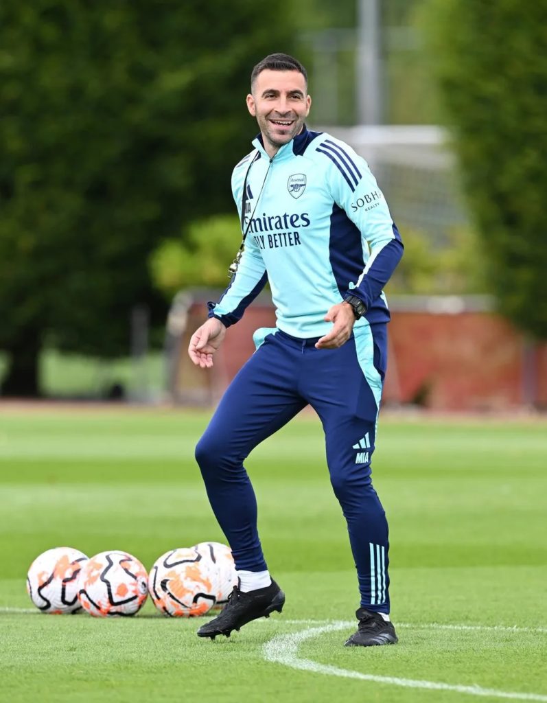 New Arsenal signing pictured in pre-season training 3 Mehmet Ali in training with the Arsenal u21s (Photo via Arsenal.com)