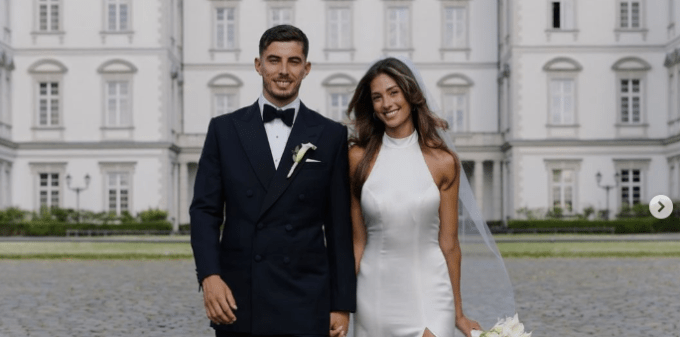 Arsenal star Kai Havertz gets married