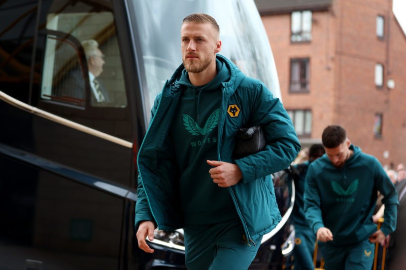 WOLVERHAMPTON, ENGLAND - MARCH 09: Daniel Bentley of Wolverhampton Wanderers arrives at the stadium prior to the Premier League match between Wolve...