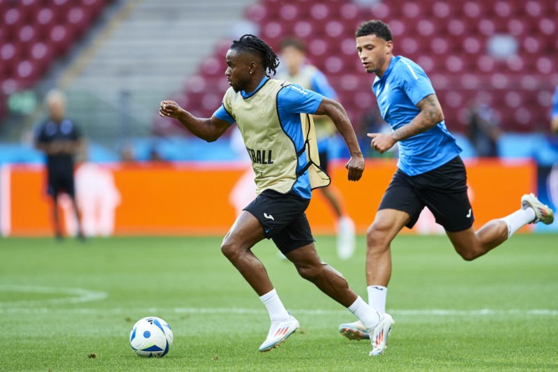 Lookman’s training absence fuels Arsenal transfer rumours 5 atalanta bc training session and press conference uefa super cup 2024 scaled e1724588599394