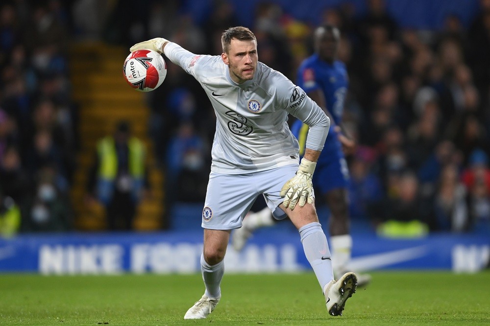 Arsenal discussed 2nd Chelsea signing as well as Sterling 2 LONDON, ENGLAND: Marcus Bettinelli of Chelsea in action during the Emirates FA Cup Third Round match between Chelsea and Chesterfield at Stamford Bridge on January 08, 2022. (Photo by Mike Hewitt/Getty Images)