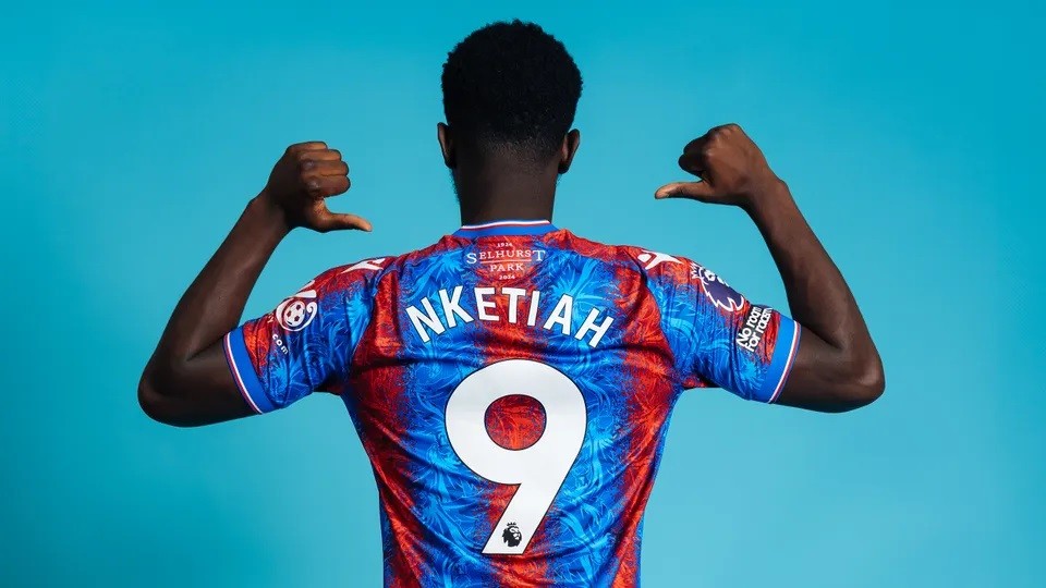 Ex-Arsenal striker scores brace on friendly debut for Crystal Palace 2 Eddie Nketiah after signing for Crystal Palace (Photo via CPFC.co.uk)