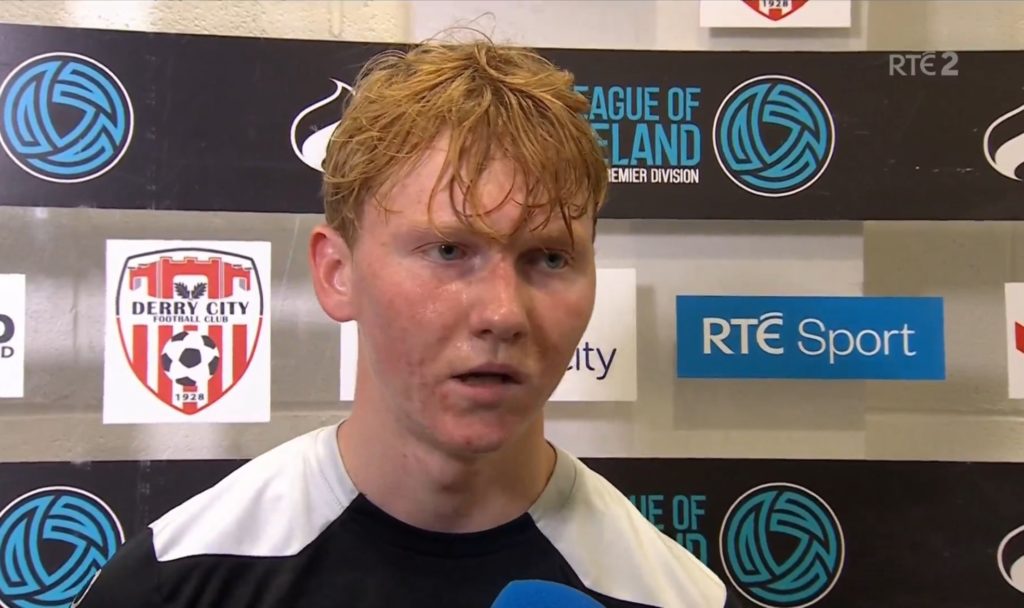Arsenal loanee wins Player of the Match after excellent all-round display 2 Arsenal loanee Jack Henry-Francis after a game with Sligo Rovers (Photo via League of Ireland on Twitter)