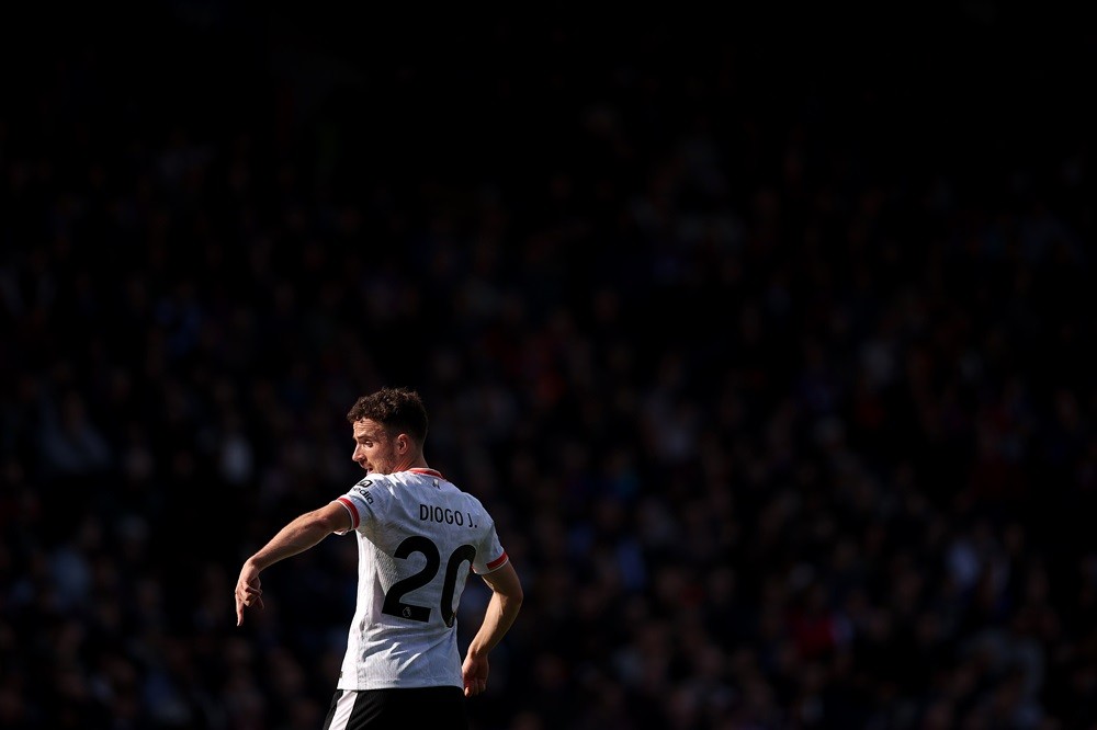 LONDON, ENGLAND: Diogo Jota of Liverpool during the Premier League match between Crystal Palace FC and Liverpool FC at Selhurst Park on October 05,...