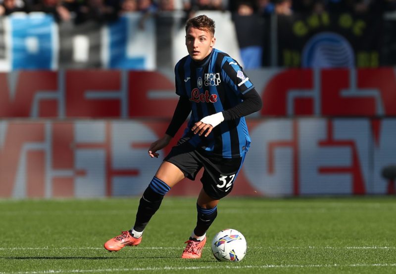 BERGAMO, ITALY - NOVEMBER 10: Mateo Retegui of Atalanta BC in action during the Serie A match between Atalanta BC and Udinese Calcio at Gewiss Stadium on November 10, 2024 in Bergamo, Italy. (Photo by Marco Luzzani/Getty Images)