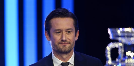 HAMBURG, GERMANY - DECEMBER 02: Special guest Tomas Rosicky looks on during the UEFA EURO 2024 Final Tournament Draw at Elbphilharmonie on December 02, 2023 in Hamburg, Germany. (Photo by Alexander Scheuber/Getty Images)