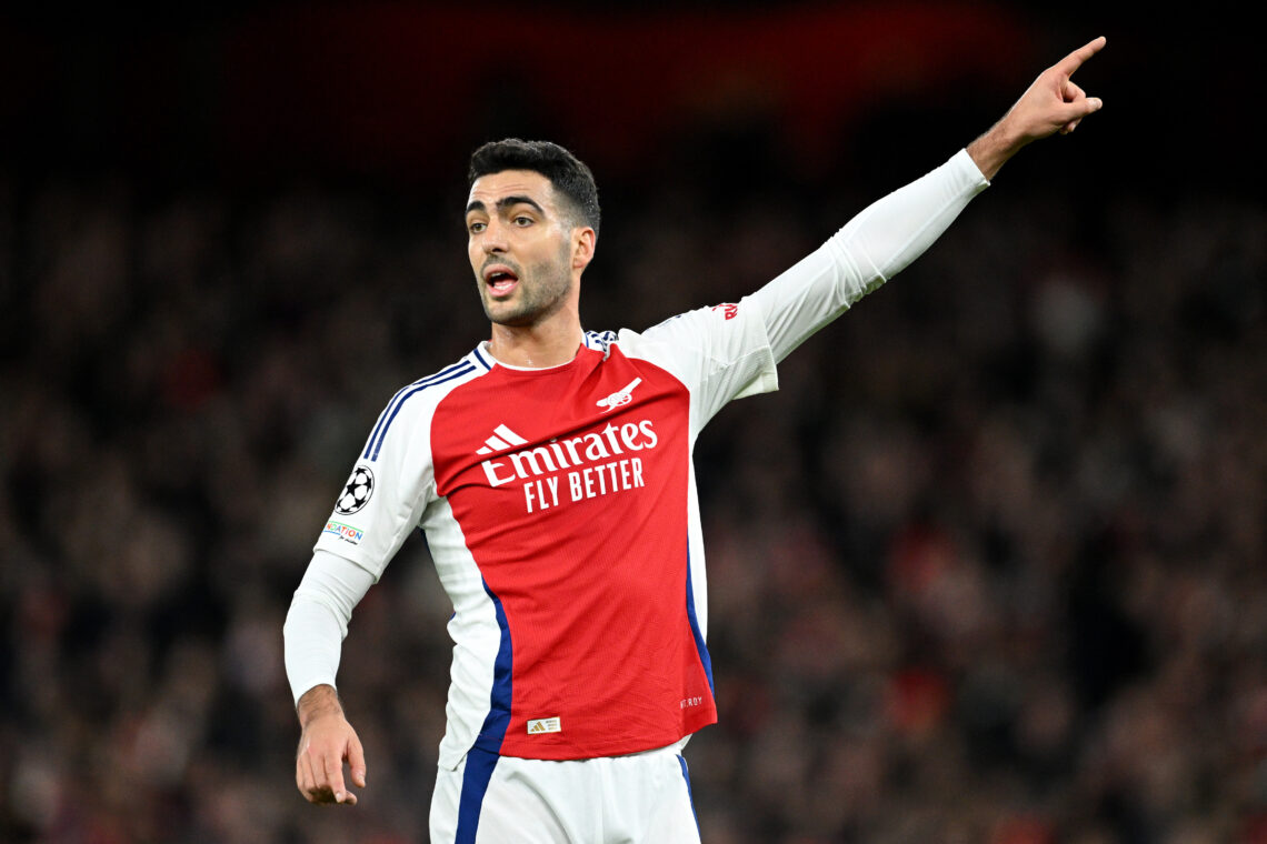 LONDON, ENGLAND - DECEMBER 11: Mikel Merino of Arsenal during the UEFA Champions League 2024/25 League Phase MD6 match between Arsenal FC and AS Mo...
