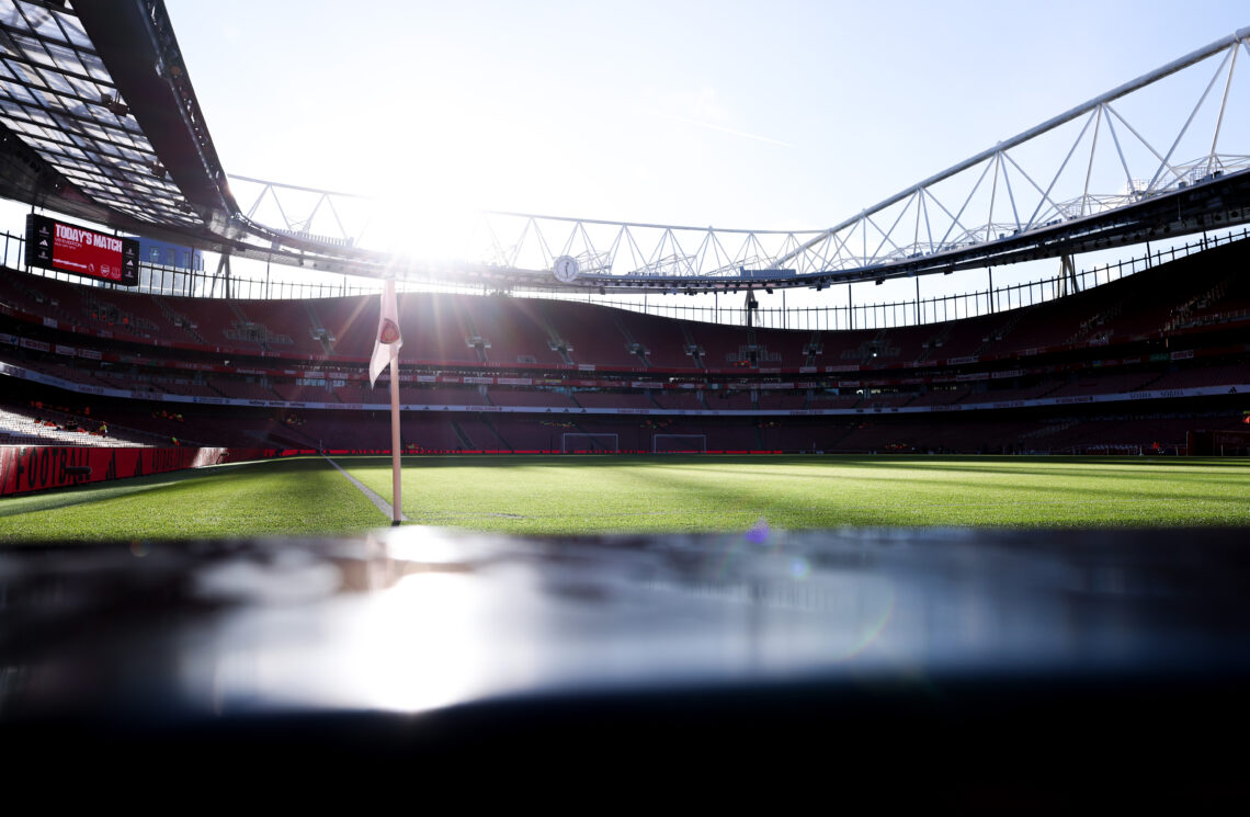 LONDON, ENGLAND - DECEMBER 14: A view inside the stadium before the Premier League match between Arsenal FC and Everton FC at Emirates Stadium on D...