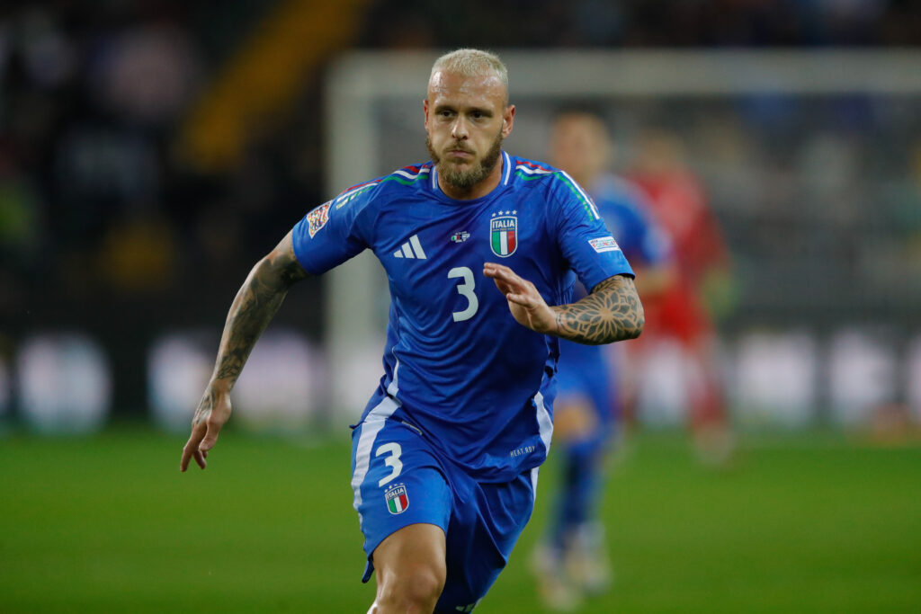 Inter Milan 27yo snubs Arsenal move again 3 UDINE, ITALY - OCTOBER 14: Federico Dimarco of Italy during the UEFA Nations League 2024/25 League A Group A2 match between Italy and Israel at Stadio Friuli on October 14, 2024 in Udine, Italy. (Photo by Timothy Rogers/Getty Images)