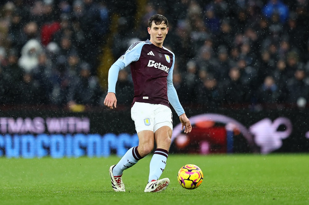 BIRMINGHAM, ENGLAND: Pau Torres of Aston Villa during the Premier League match between Aston Villa FC and Southampton FC at Villa Park on December 07, 2024. (Photo by Matt McNulty/Getty Images)