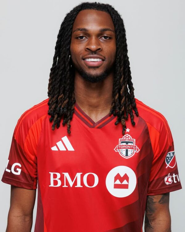 Zane Monlouis after signing for Toronto FC (Photo via Monlouis on Instagram)