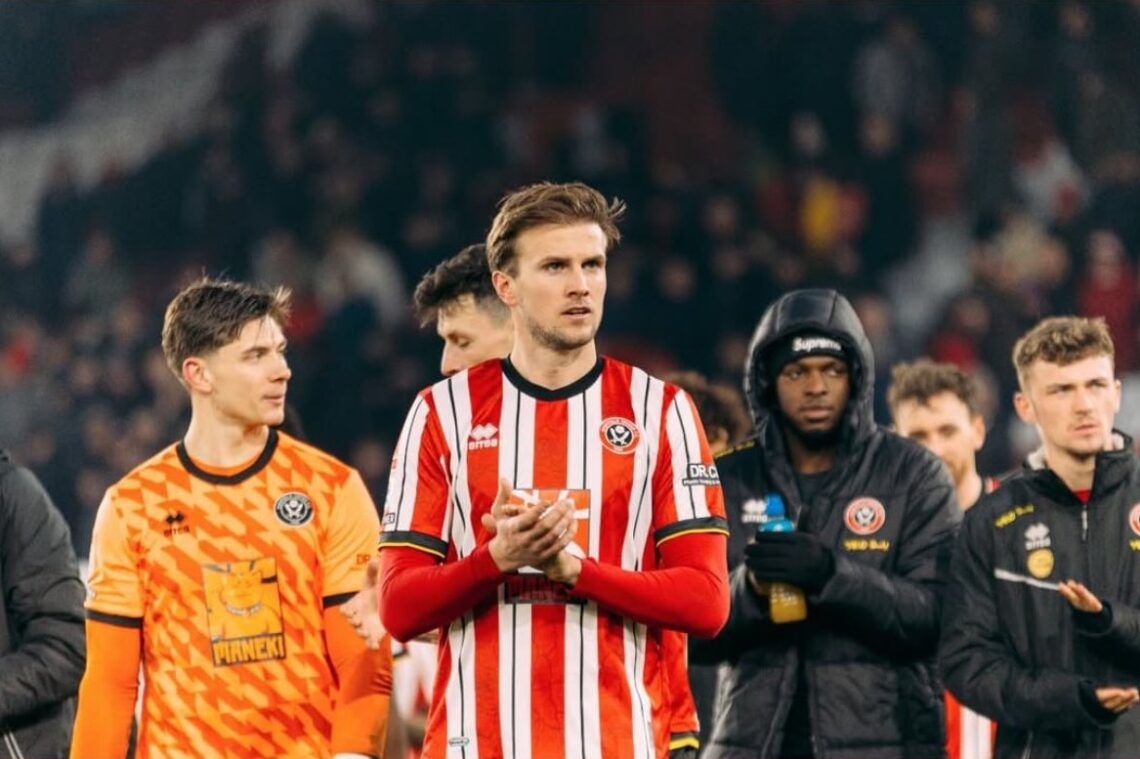 Rob Holding with Sheffield United (Photo via Holding on Instagram)