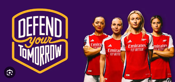 Arsenal backs campaign to eliminate cervical cancer by 2040 2 arsenal defend your tomorrow