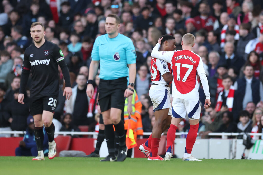 arsenal fc v west ham united fc premier league 5