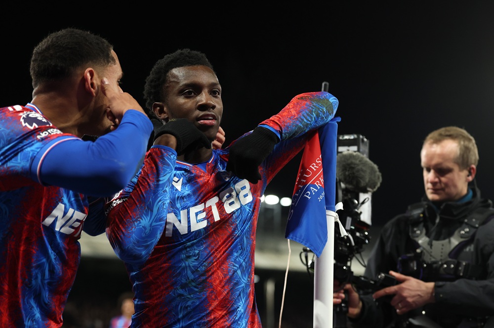 Former Gunner heads back to Emirates with little to show for Palace switch 2 LONDON, ENGLAND: Eddie Nketiah of Crystal Palace celebrates scoring his team's fourth goal during the Premier League match between Crystal Palace FC and Aston Villa FC at Selhurst Park on February 25, 2025. (Photo by Richard Pelham/Getty Images)