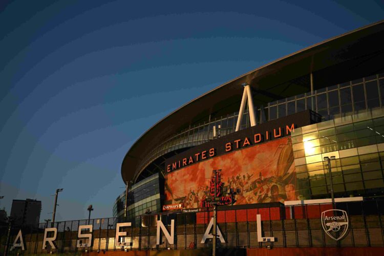 LONDON, ENGLAND - MARCH 26: General view outside the stadium prior to the UEFA Women's Champions League Quarter Finals Second Leg match between Ars...