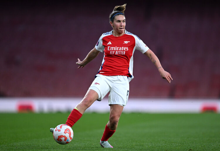 LONDON, ENGLAND - APRIL 15: Mariona Caldentey of Arsenal during the Barclays Women's Super League match between Arsenal FC and Leicester City FC at...