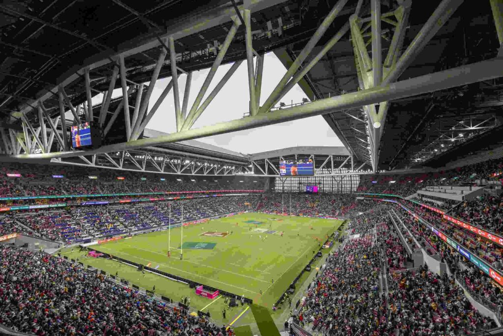 Arsenal to hold open training session in Singapore, ticket details announced 5 HONG KONG, CHINA - MARCH 29: A general view during HSBC Hong Kong Sevens at Kai Tak Stadium on March 29, 2025 in Hong Kong, China. (Photo by Getty Images/Getty Images for Populous)