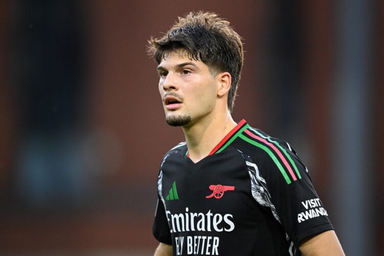 LONDON, ENGLAND: Elian Quesada-Thorn of Arsenal during the Bristol Street Motors Trophy match between Leyton Orient and Arsenal U21 at Gaughan Grou...