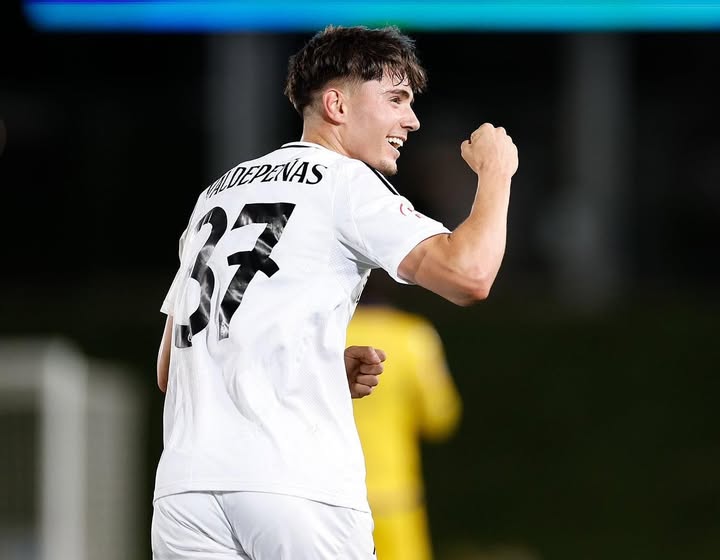 Arsenal interested in summer signing of Real Madrid teenager 2 Victor Valdepenas playing for Real Madrid Castilla (Photo via Valdepenas on Instagram)