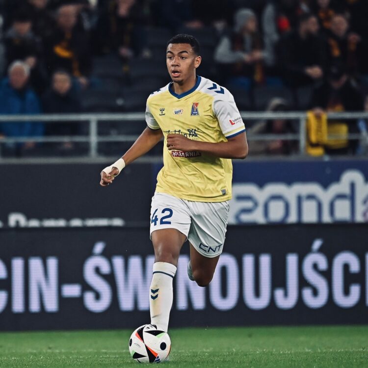 Bright Ede playing for Motor Lublin (Photo via Ede on Instagram)