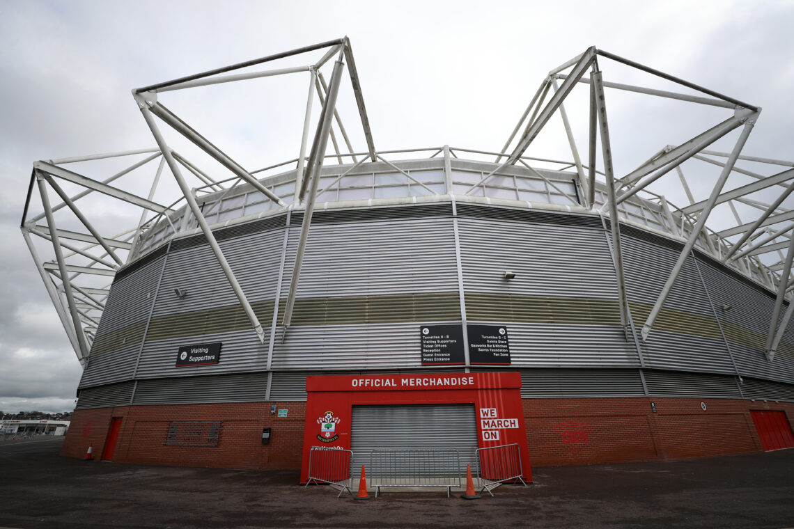 VARIOUS CITIES, - MARCH 14: A General view of the Stock Mary's Stadium, home of Southampton Football Club 'The Saints' as all Premier League matche...