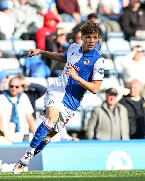 Igor Tyjon playing for Blackburn Rovers (Photo via Tyjon on Instagram)