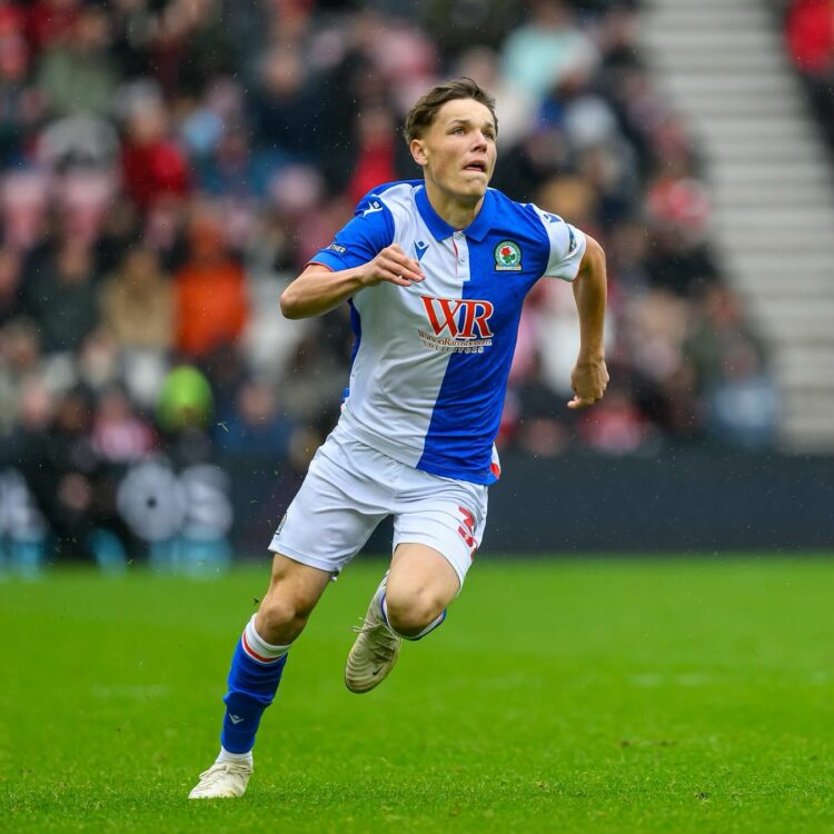 Igor Tyjon playing for Blackburn Rovers (Photo via Tyjon on Instagram)