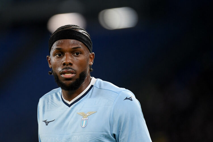 ROME, ITALY - MAY 25: Nuno Tavares of SS Lazio during the Serie A match between Lazio and Lecce at Stadio Olimpico on May 25, 2025 in Rome, Italy. ...