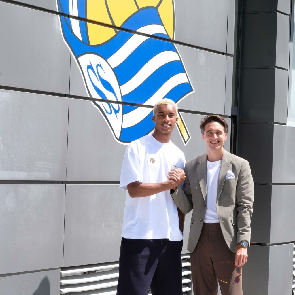 Zac Shuaib after signing for Real Sociedad (Photo via Shuaib on Instagram)