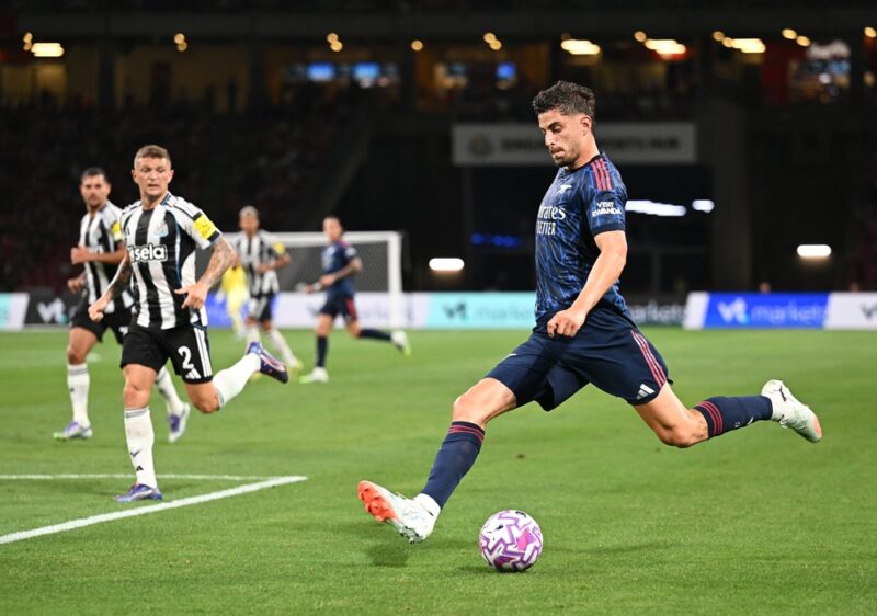 Kai Havertz playing for Arsenal during pre-season (Photo via Arsenal on Twitter)