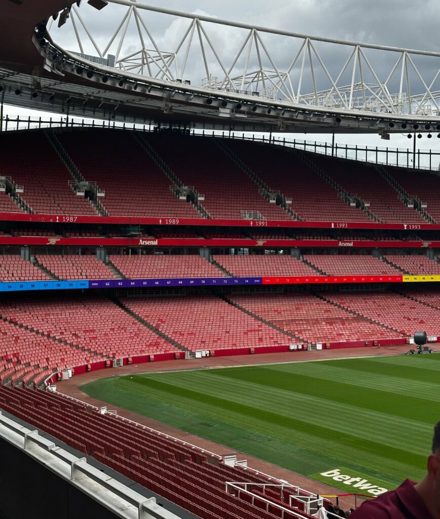 Fan photos confirm new Emirates Stadium upgrade 3 Arsenal's new electronic boards at the Emirates Stadium (Photo via @Rafsenal on Twitter)