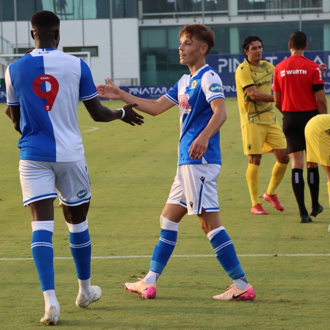 Igor Tyjon playing for Blackburn Rovers (Photo via Blackburn Rovers on Twitter)