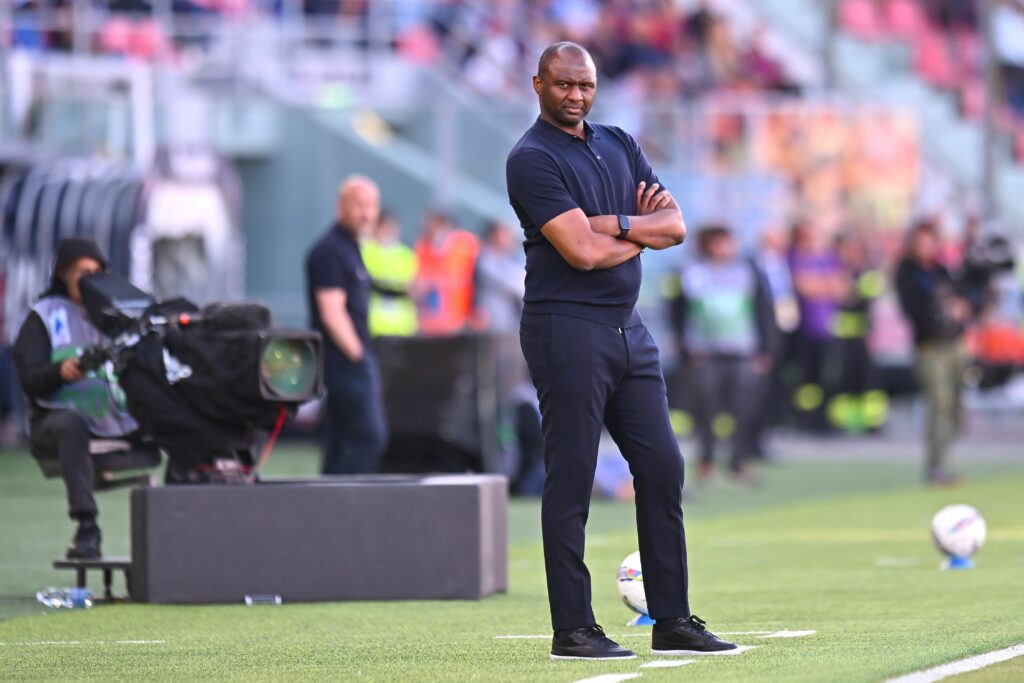 Arsenal legend blocks Jamie Vardy Italy transfer 2 BOLOGNA, ITALY - MAY 24: Patrick Vieira head coach of Genoa during the Serie A match between Bologna and Genoa at Stadio Renato Dall'Ara on May 24, 2025 in Bologna, Italy. (Photo by Alessandro Sabattini/Getty Images)