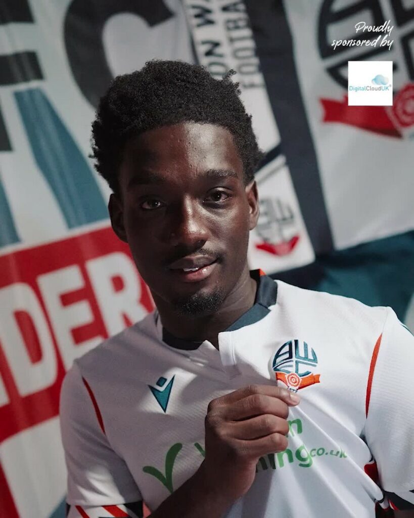 Arsenal academy graduate scores 'worldie' to kick off new loan 3 Amario Cozier-Duberry after signing for Bolton Wanderers (Photo via Bolton Wanderers on Instagram)