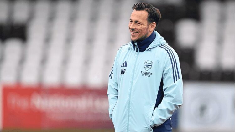 Max Porter with Arsenal (Photo via Arsenal.com)