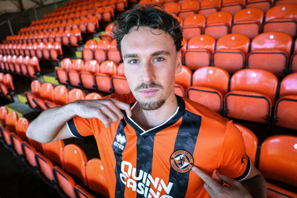 Nikolaj Moller after signing for Dundee United (Photo via DundeeUnitedFC.co.uk)