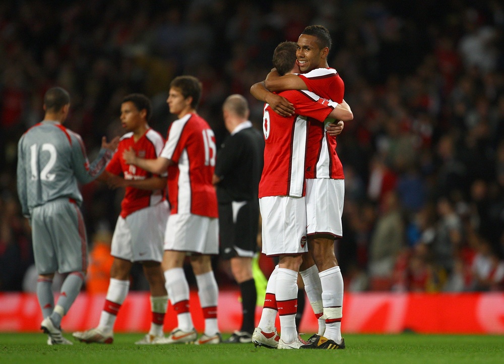 Former Arsenal FA Youth Cup winner confirms retirement 4 LONDON, ENGLAND: Luke Ayling and Kyle Bartley of Arsenal celebrate their win after the FA Youth Cup Final 1st Leg match between Arsenal and Liverpool at The Emirates Stadium on May 22, 2009. (Photo by Julian Finney/Getty Images)