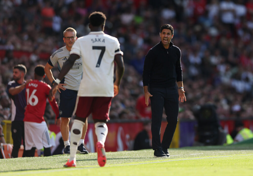 Arteta confirms new Arsenal injury after Manchester United clash 2 manchester united v arsenal premier league 8