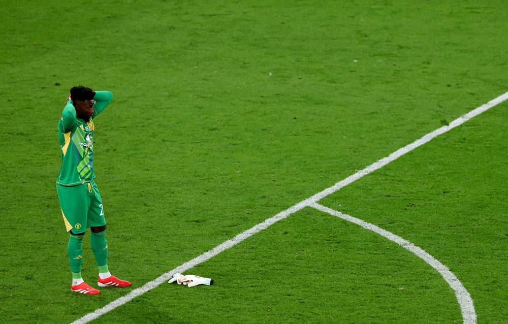 Injured Manchester United starter back in training pre-Arsenal clash 3 BILBAO, SPAIN: Andre Onana of Manchester United looks dejected following defeat in the UEFA Europa League Final 2025 between Tottenham Hotspur and Manchester United at Estadio de San Mames on May 21, 2025. (Photo by Carl Recine/Getty Images)