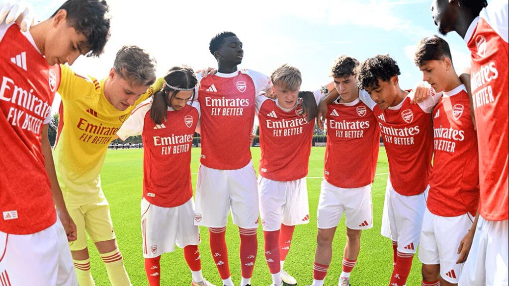 Arsenal learn u18 Premier League Cup group stage draw 2 The Arsenal u18s (Photo via Arsenal.com)