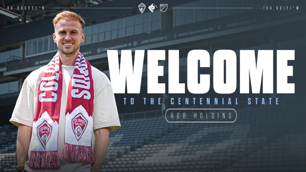 KSE club confirm signing of former Gunner 2 Rob Holding signs for the Colorado Rapids (Photo via ColoradoRapids.com)