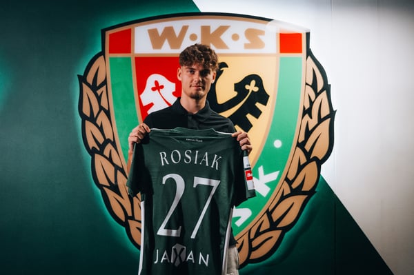 Released Arsenal 19yo signs for Polish 1st-tier club 2 Michal Rosiak with Śląsk Wrocław (Photo via Śląsk Wrocław on Twitter)